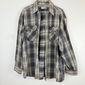 Vintage FieldMaster Plaid Flannel Heavyweight Outdoor Lumberjack Grunge 90s